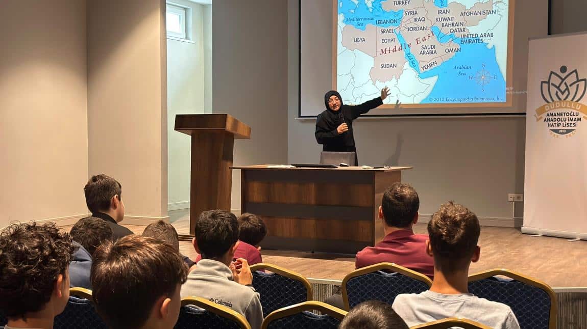Öğrencilerimize Ortadoğu'yu Anlattık